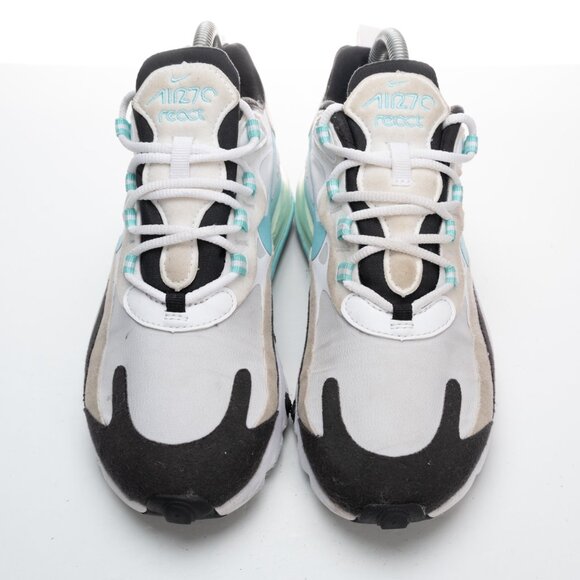 NIKE Air Max 270 React Photon Dust Aurora Green Black women's size 6.5 - Picture 7 of 11